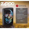 Зажигалка ZIPPO SKULL DESIGN BLACK MATTE 28042